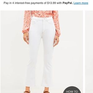 Loft Kick Crop Jeans